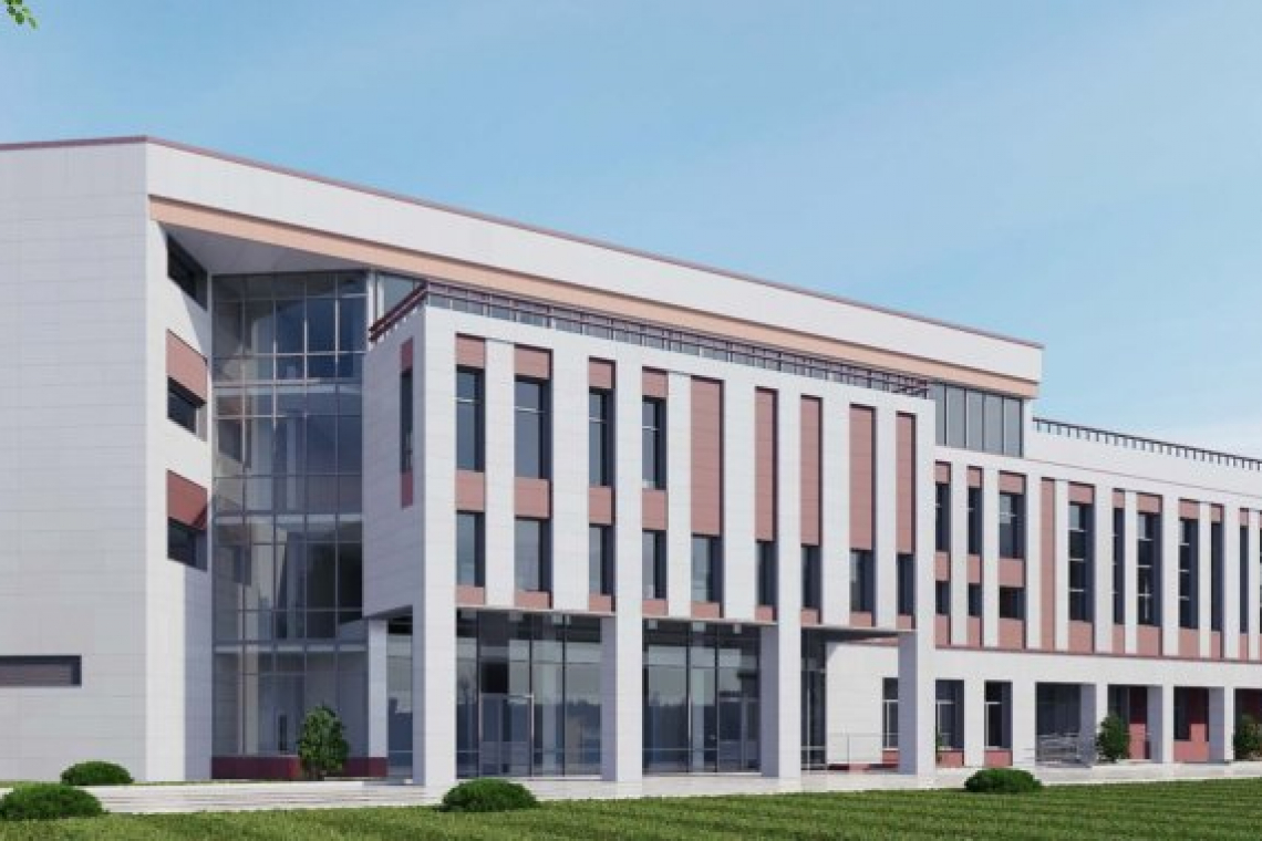 Фасады учебного корпуса для школы № 1360 в районе Богородское оформят светлыми панелями