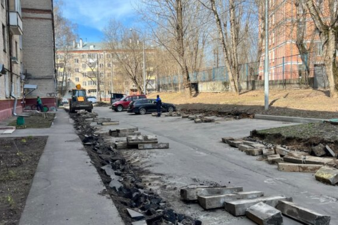 Плановое благоустройство началось в Богородском