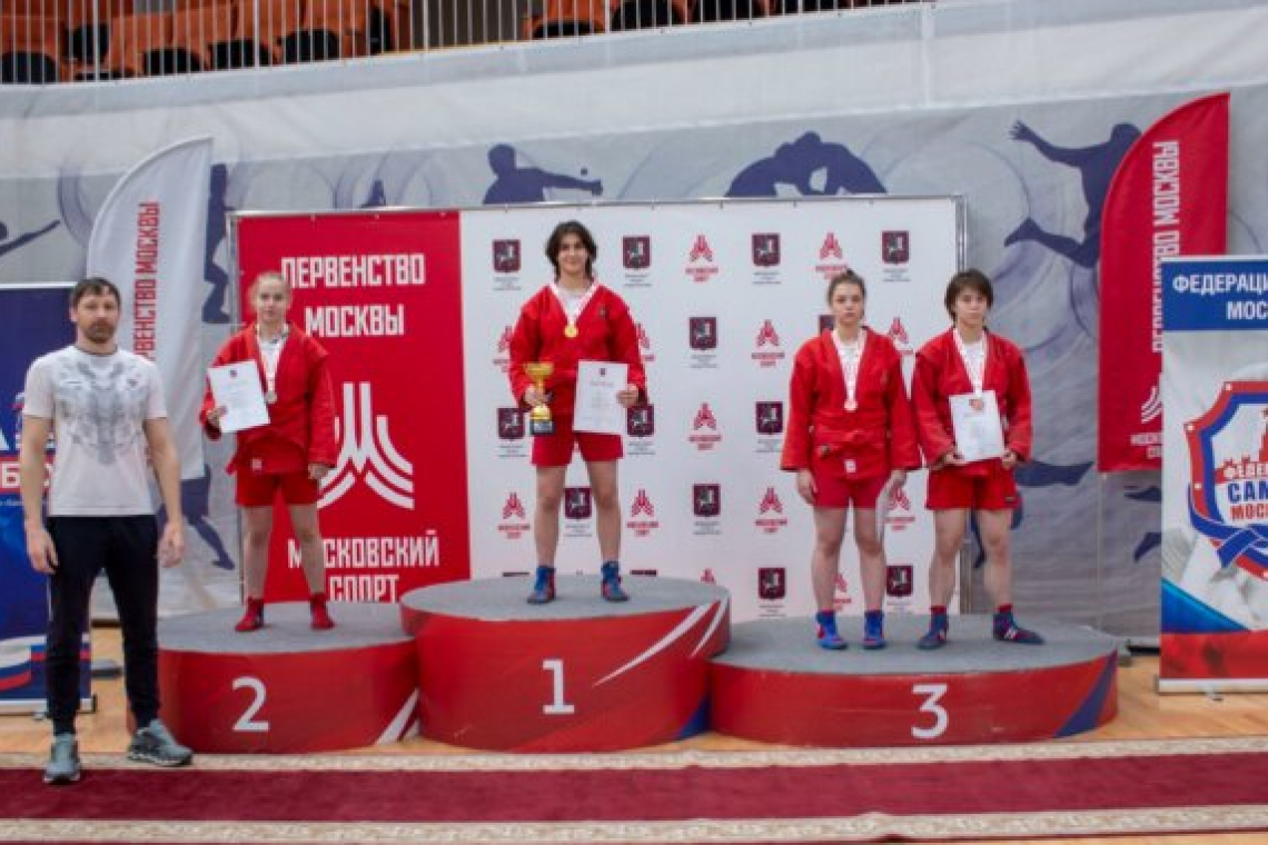 Ольга Лютикова — дважды призёр Первенства Москвы по самбо