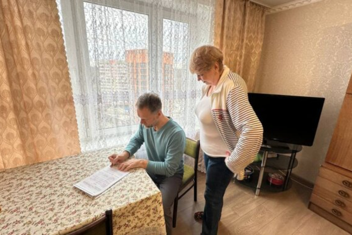 Жительница Богородского Александра Васильевна Клокова поблагодарила приёмочную комиссию